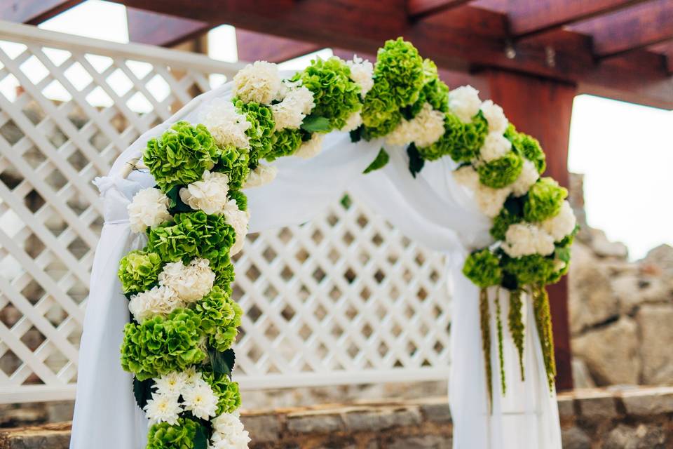 Arco de flores