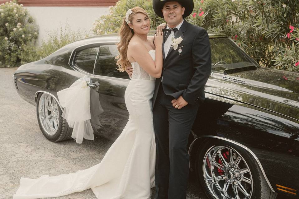 Llegada novios