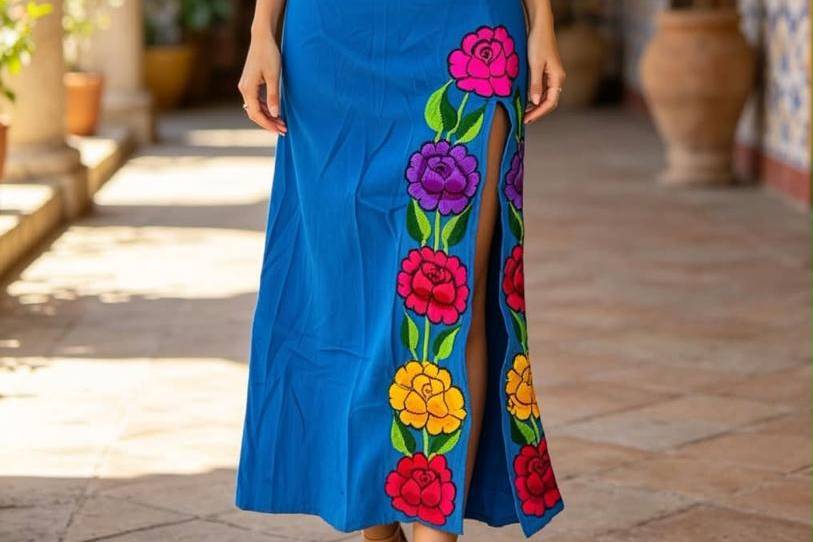 VESTIDOS BORDADOS