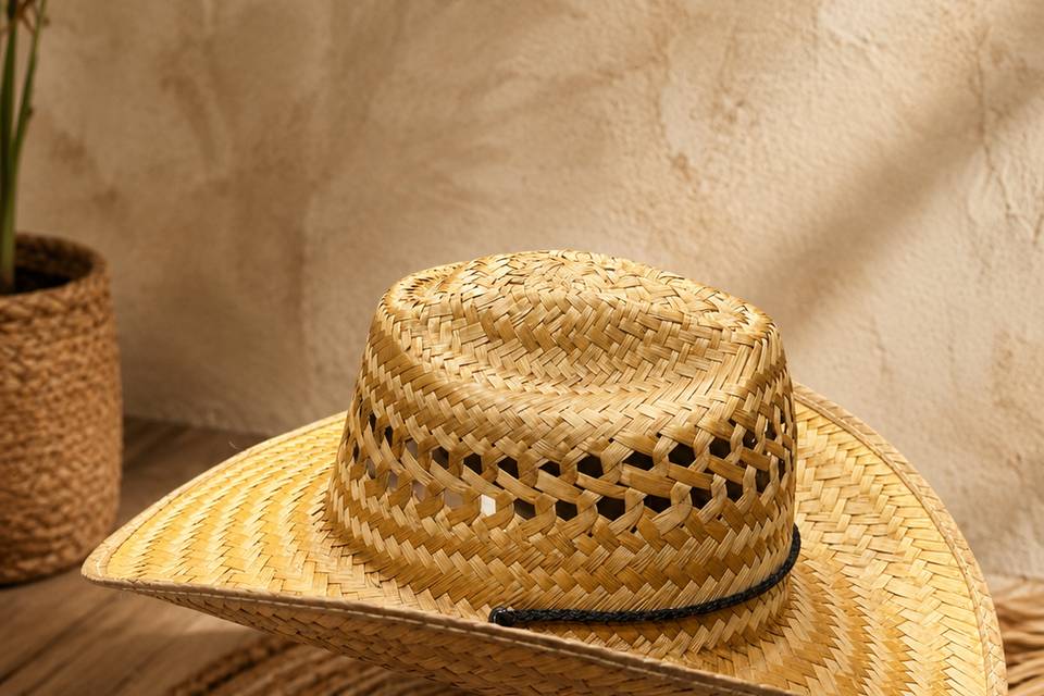 Sombrero de palma básico