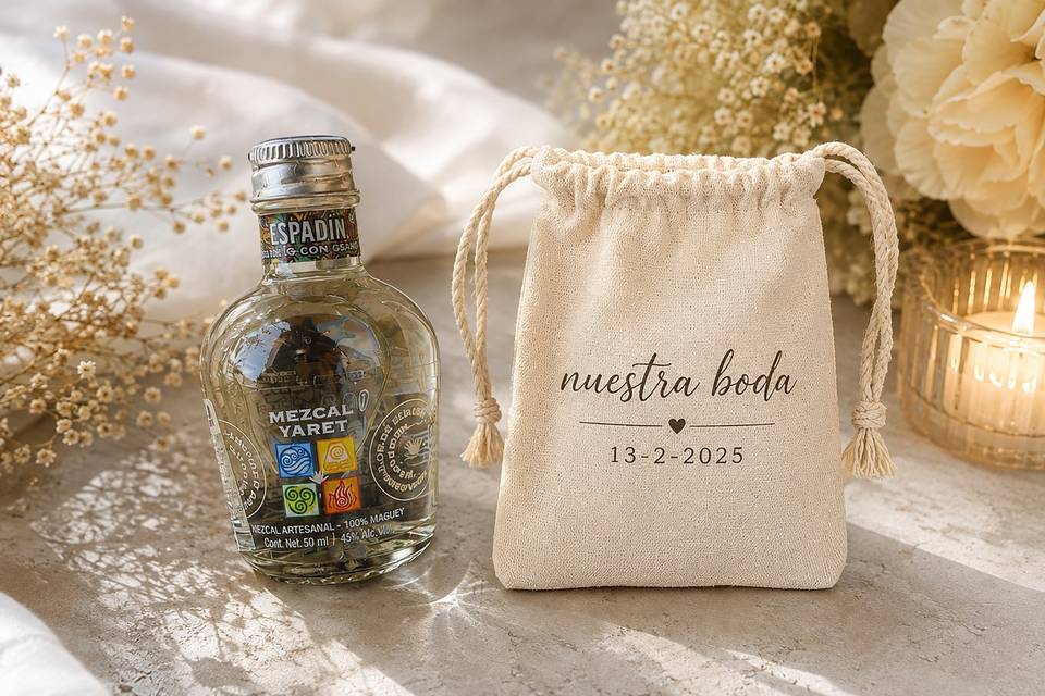 Mezcal 50 ml recuerdo