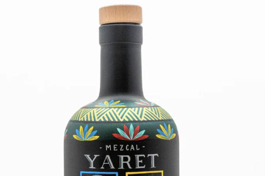 Botella pintada mezcal 750ml