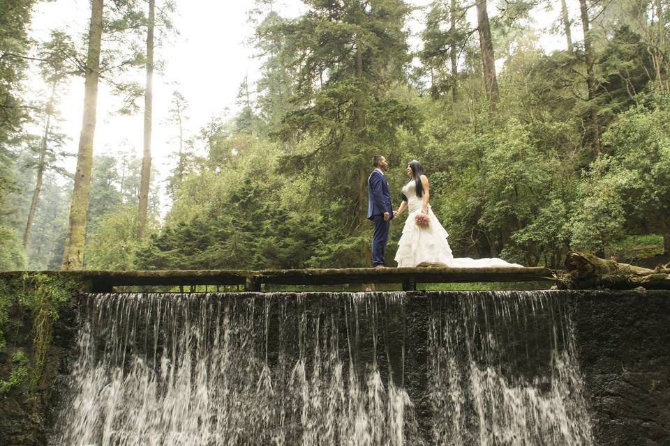 Cascada Desierto de Los Leones