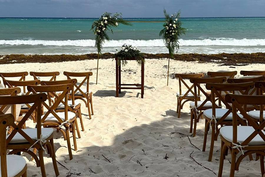 Boda en la playa