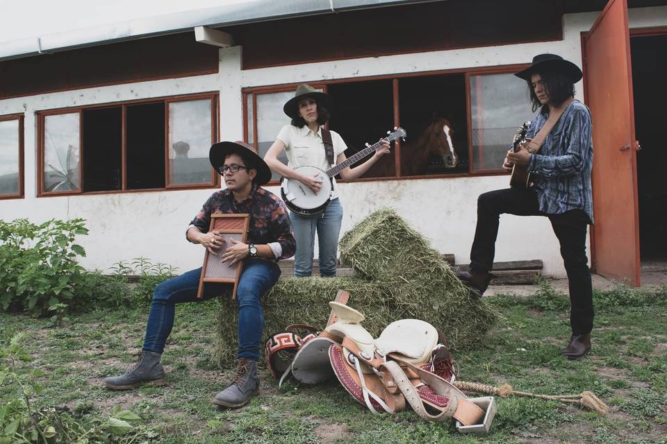 Washboard, Banjo y Guitarra