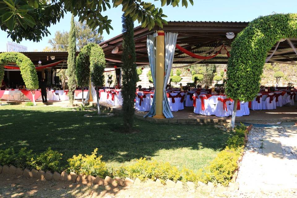 Vista desde el jardín