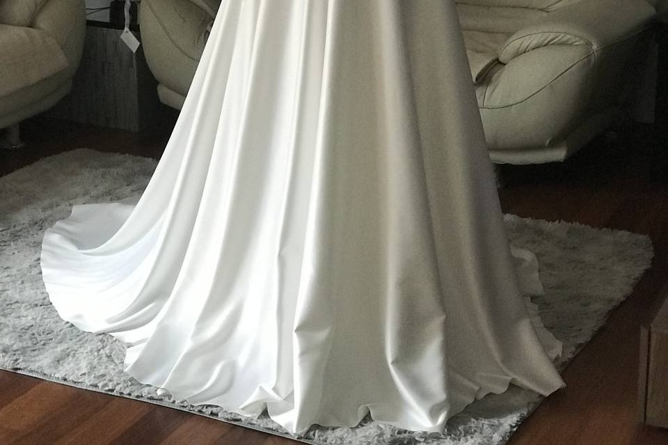 Vestido para novia maternidad