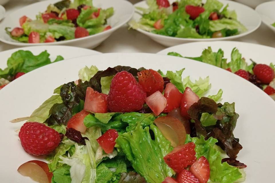 Ensalada con fresa