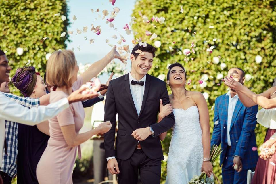 Boda en jardín