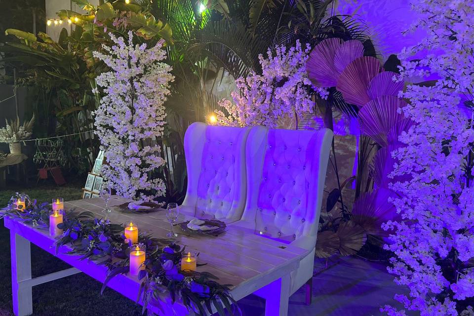 Mesa de novios