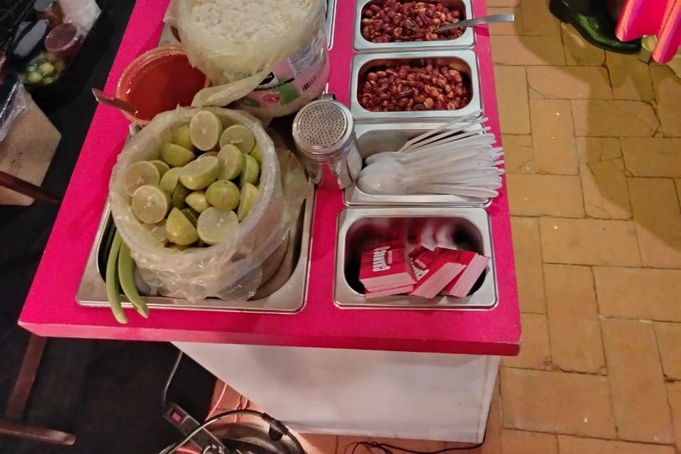Barra de esquites
