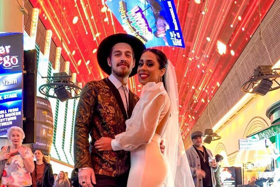 Novios en las vegas