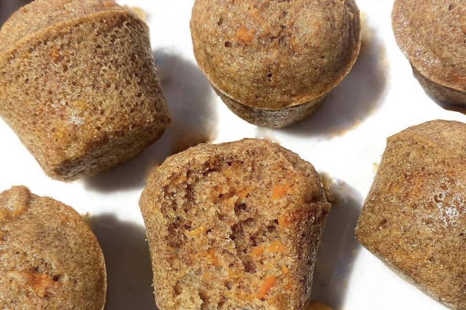 Mini muffin de zanahoria