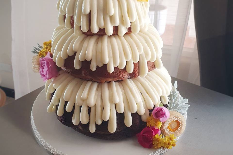 Bundt cakes con tiras