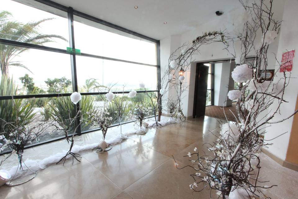 Entrada al salón