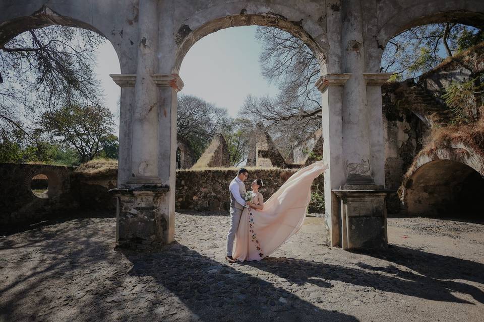 Shooting durante la boda