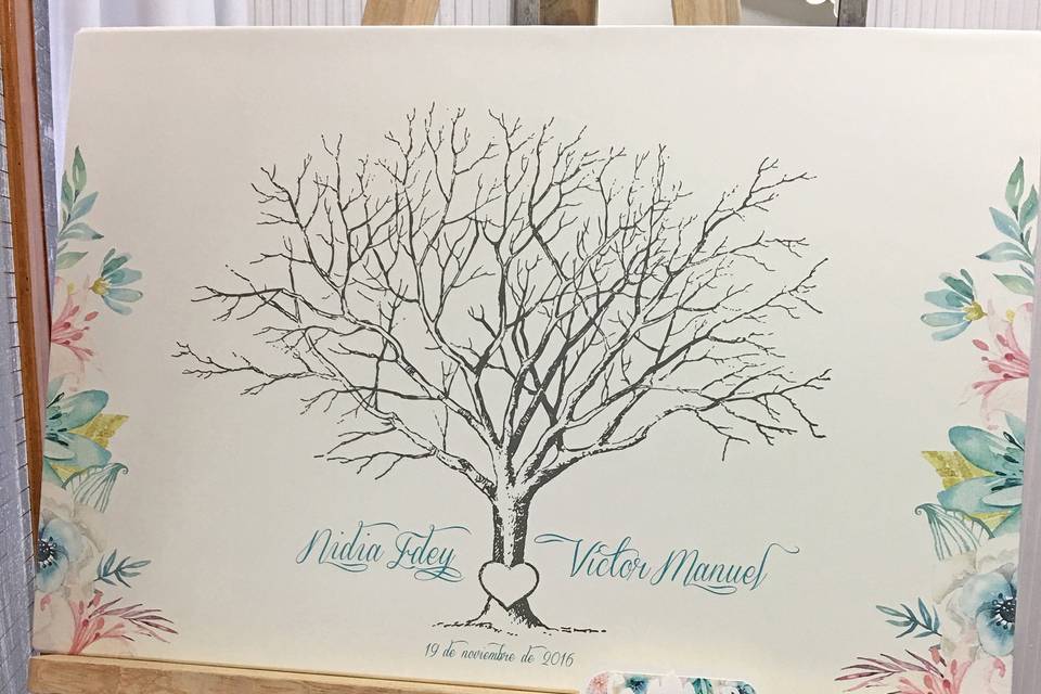 Árbol de huellas