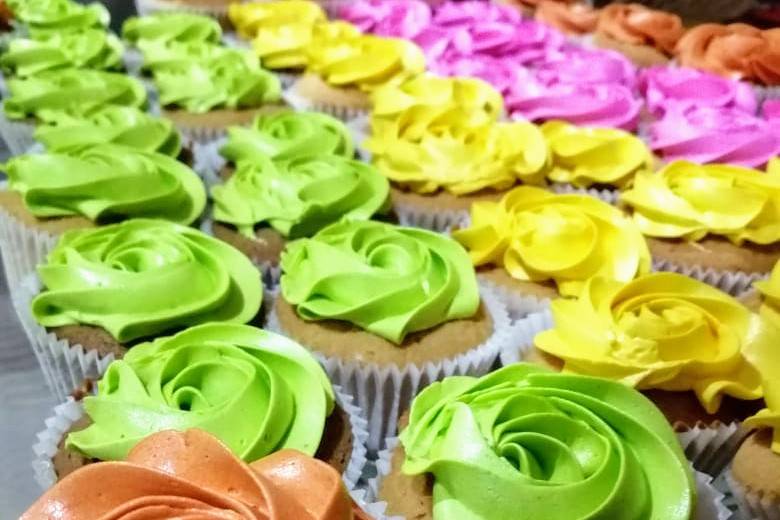 Cupcakes de colores