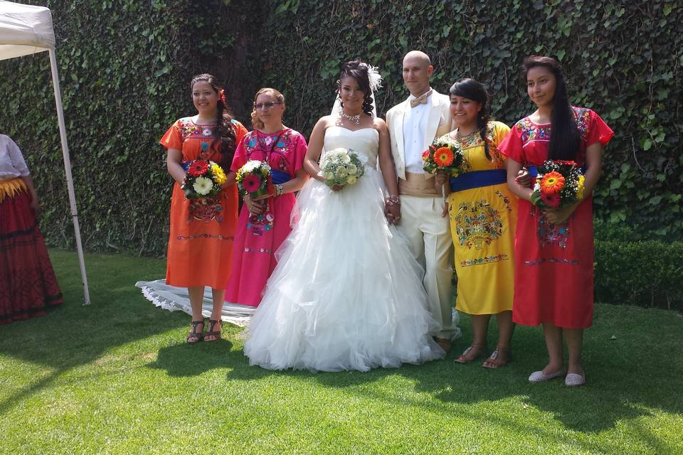 Novios y damas