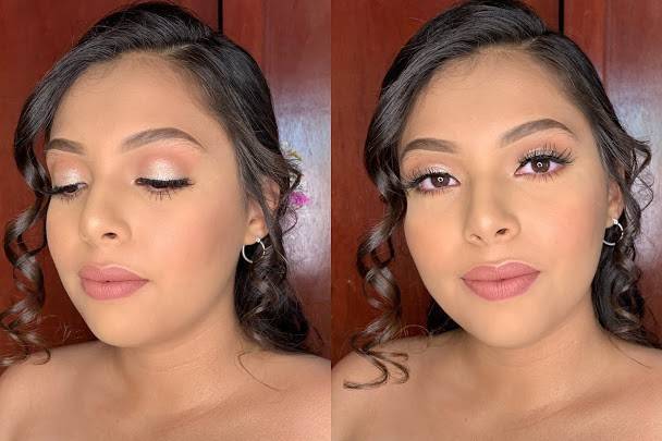 Maquillaje y peinado