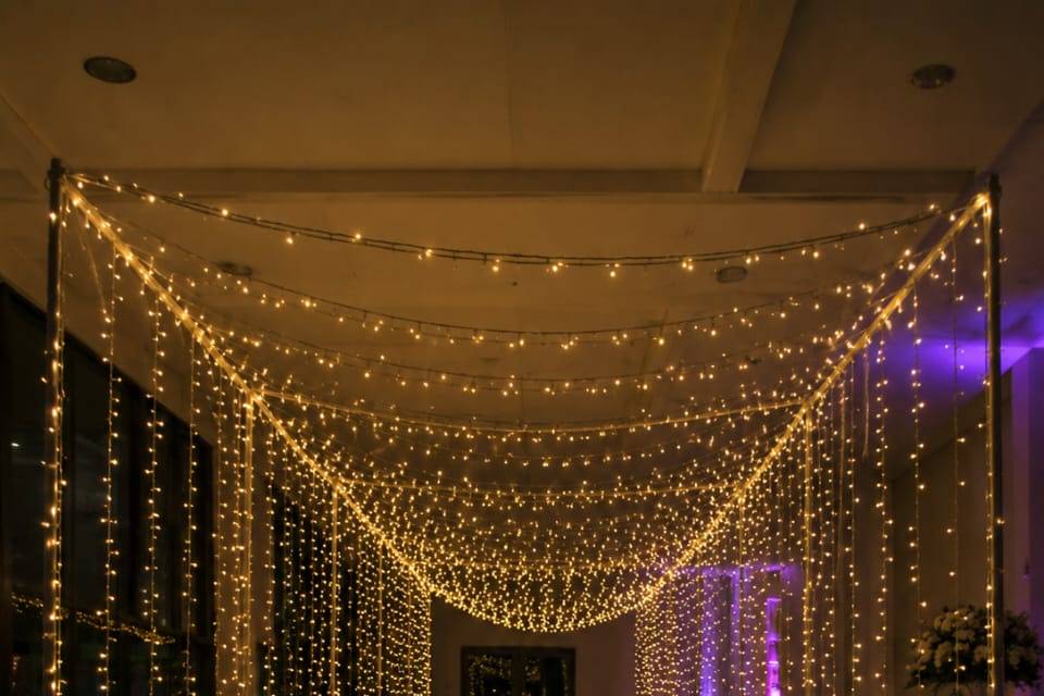 Tunel de luces LED