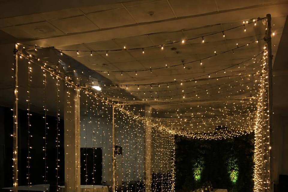 Tunel de luces LED
