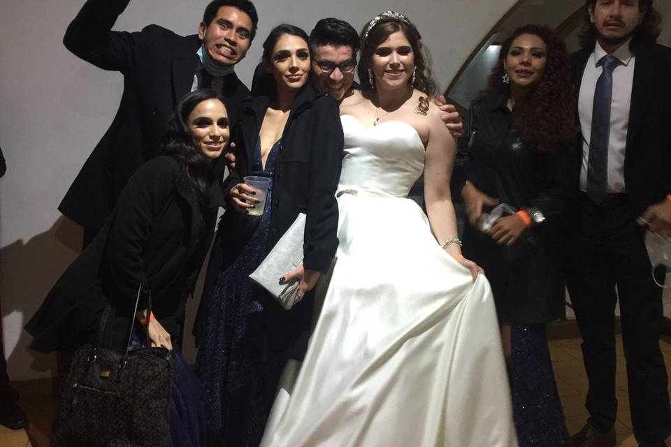 Novia feliz