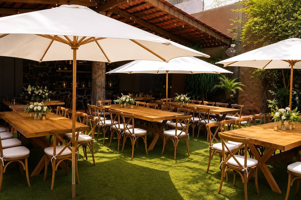 Sombrillas para eventos