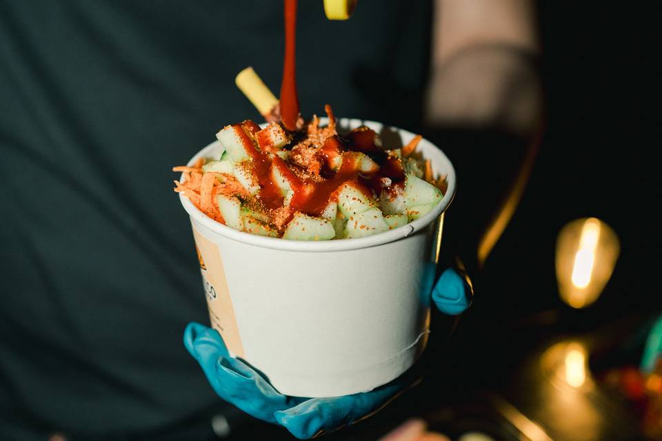 Vaso de snacks