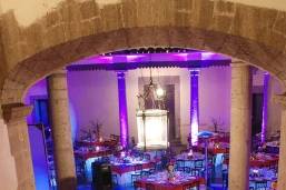 Decoración con luces de neón