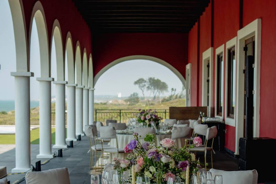 Boda cielo tisú