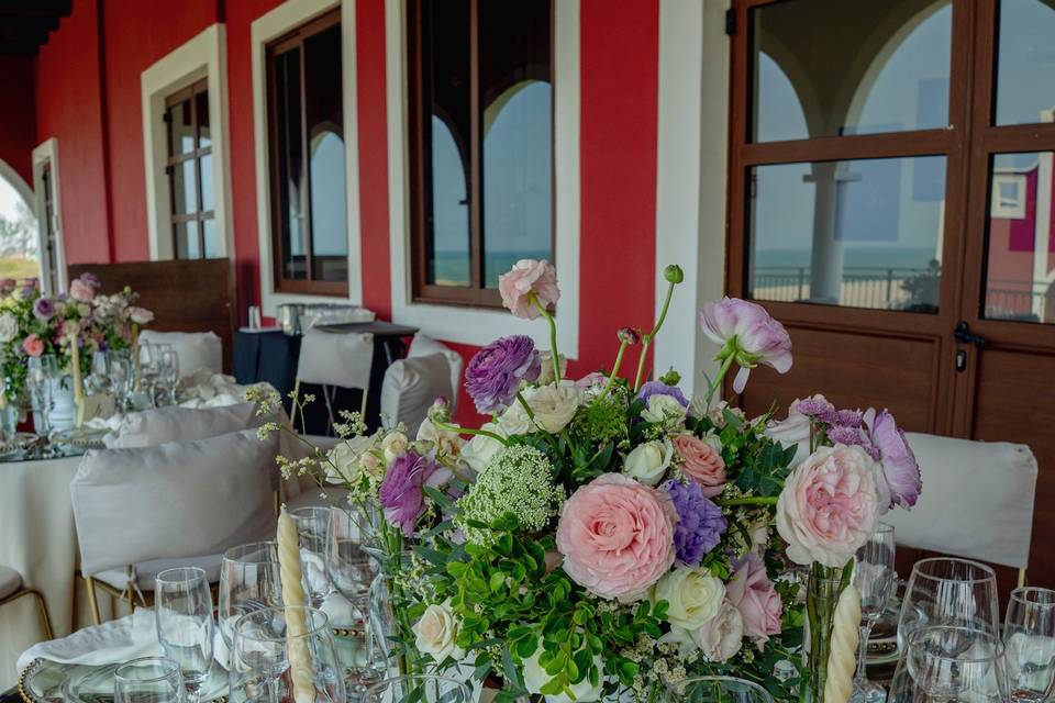 Boda cielo tisú