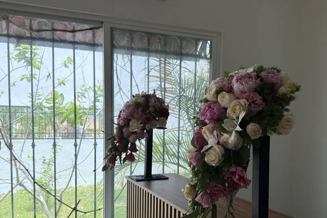 Ramo en cascada y en gota