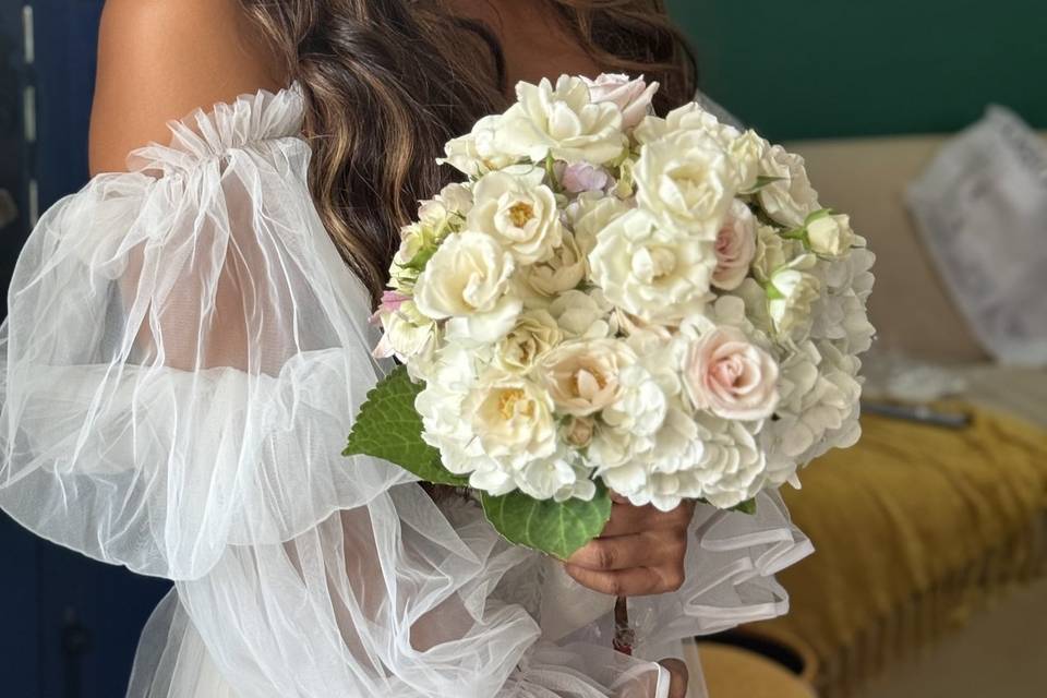 Ramo de novia redondo