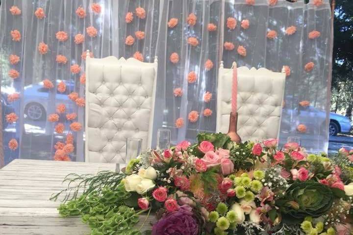 Mesas para novios