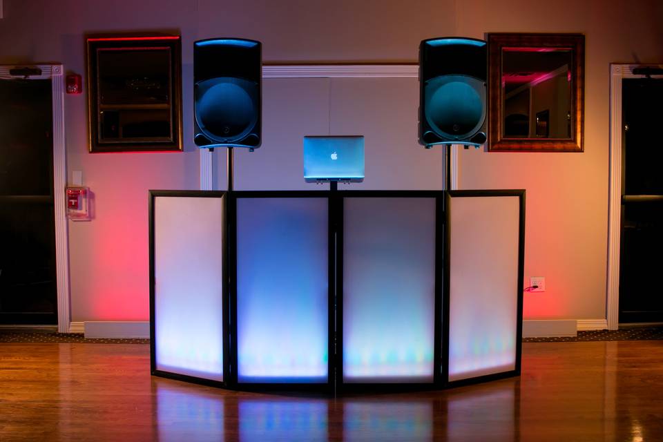 Dj booth bronce