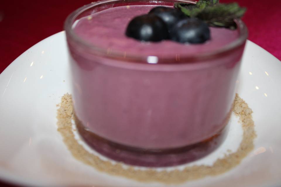 Mousse de berrys.