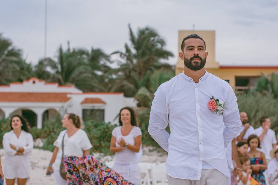 Sesión antes ceremonia