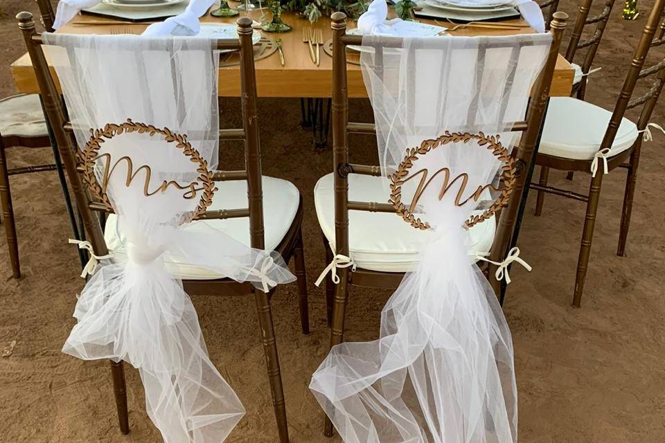 Presentacion de mesa de bamque