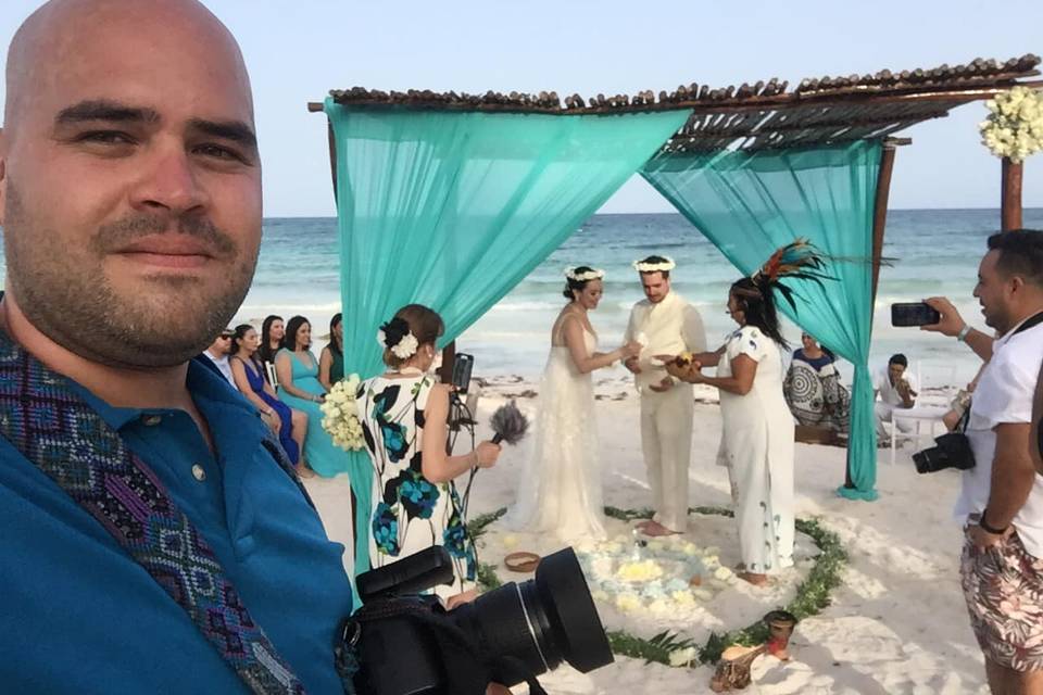 Boda en la playa