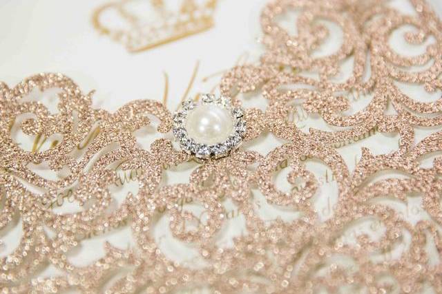 Papel tipo brillantina