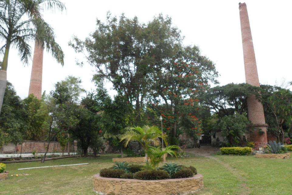 Vista de jardín