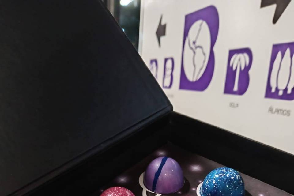 Chocolates de colores