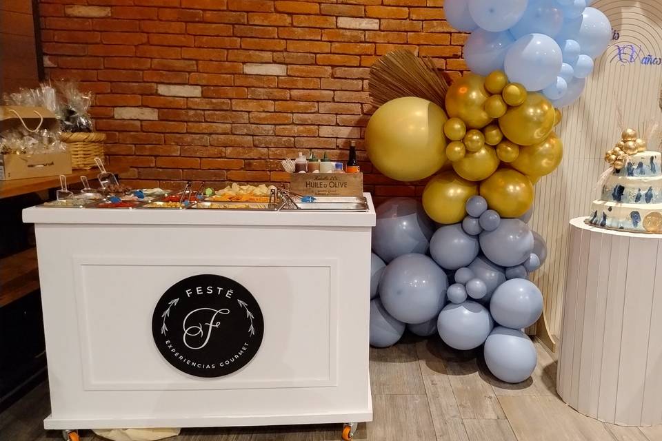 Barra de snacks para eventos