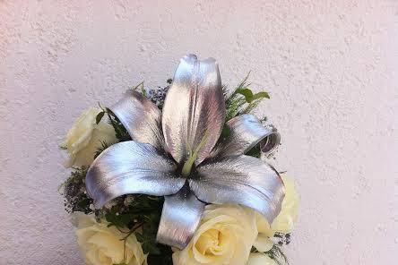 Ramo de flores blancas