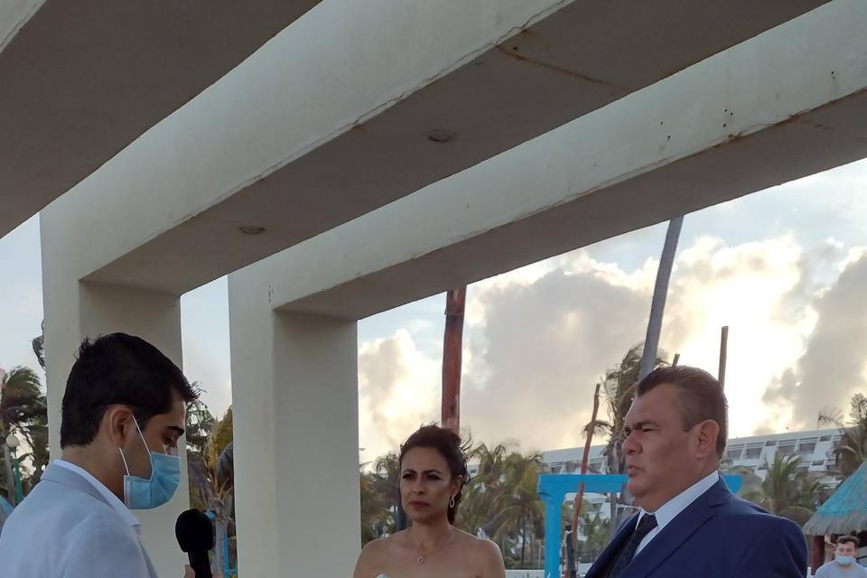 Boda Gloria y Norman en Cancún