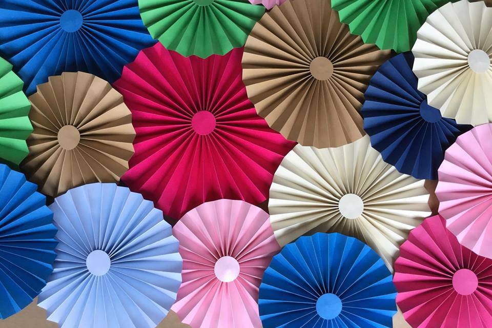 Rosetones de colores