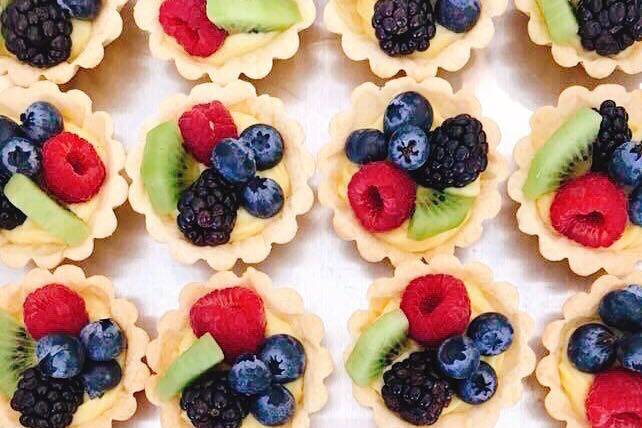 Mini tartas de frutas