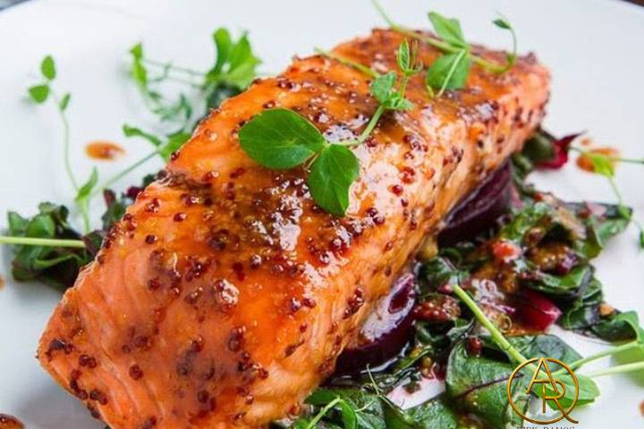Salmón rostizado
