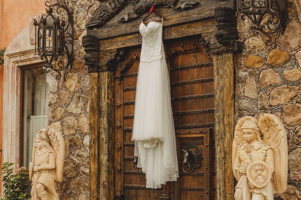 El vestido de la novia